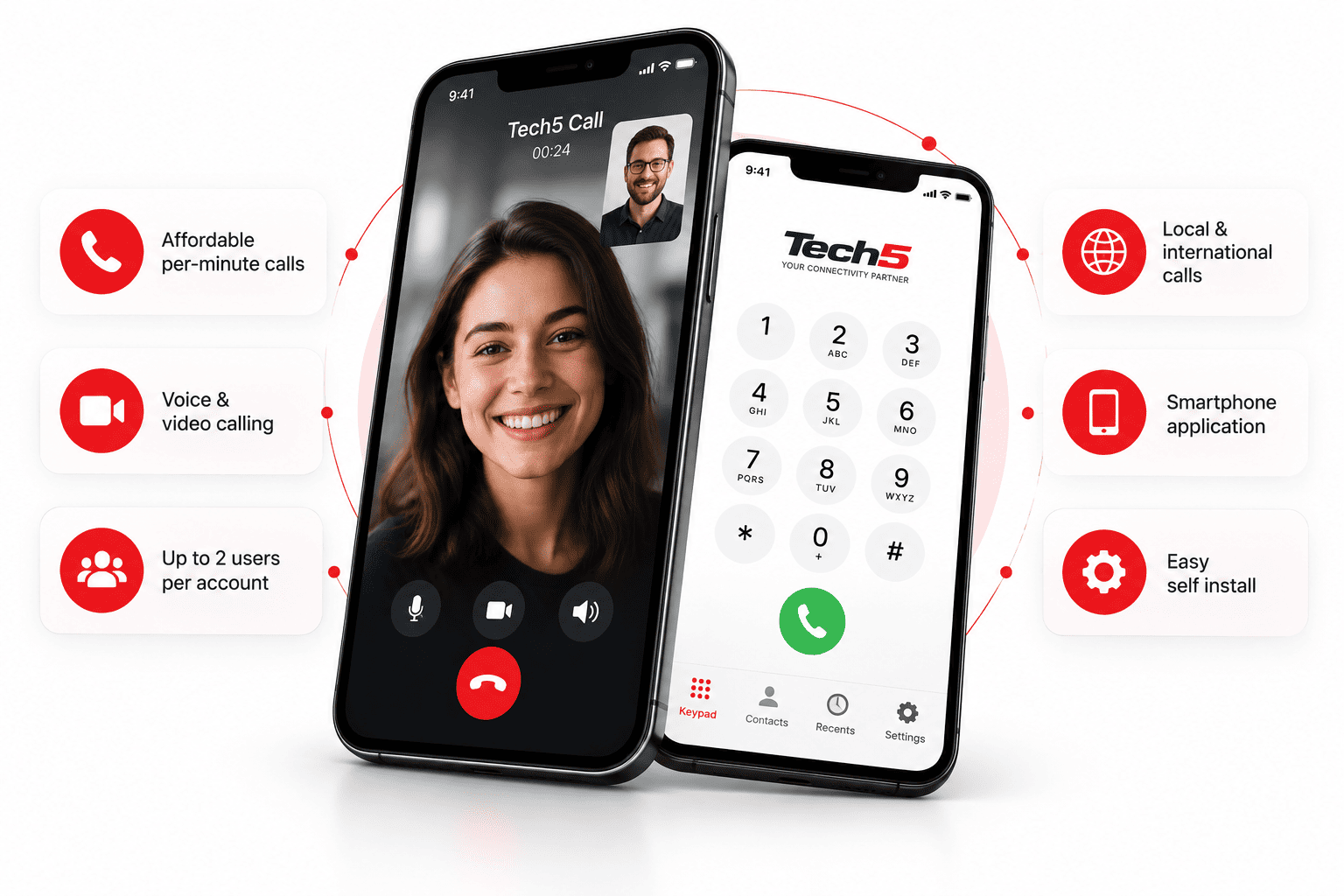 Tech5 VoIP mobile softphone application